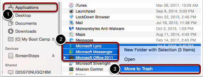 empty temp files in outlook for mac